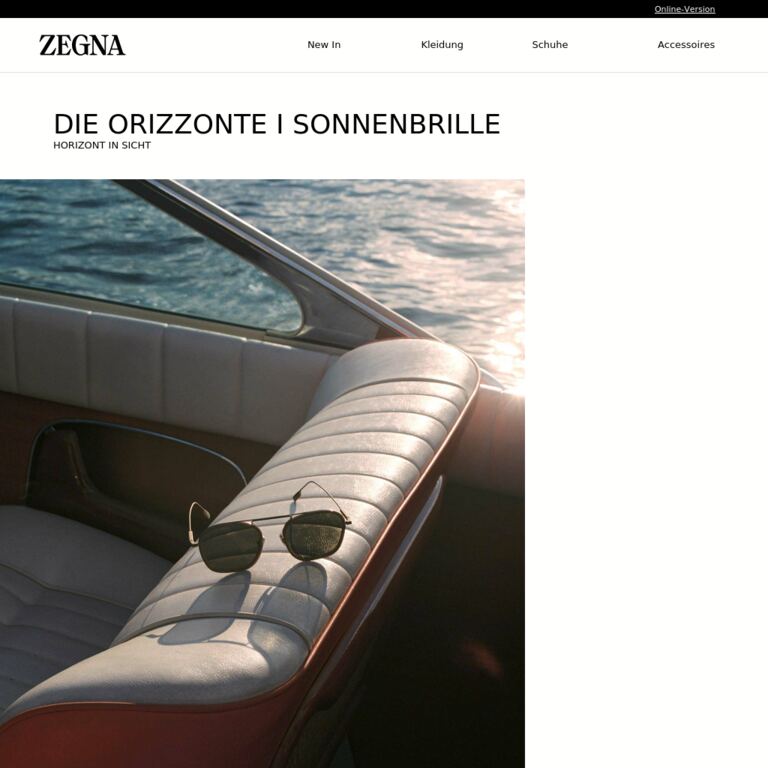 Orizzonte I Sonnenbrille – der Horizont in Sicht - newsletter screenshot