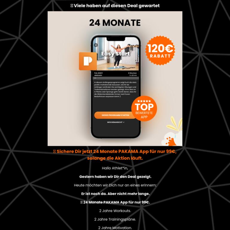 ⏳ Du hast jetzt noch eine Chance - newsletter screenshot