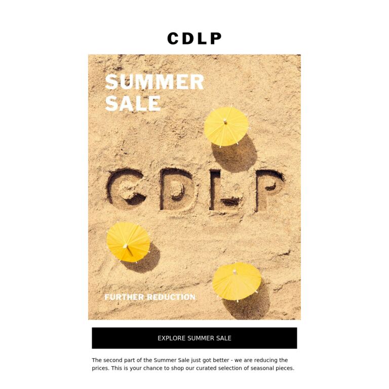 Further Reductions - newsletter screenshot