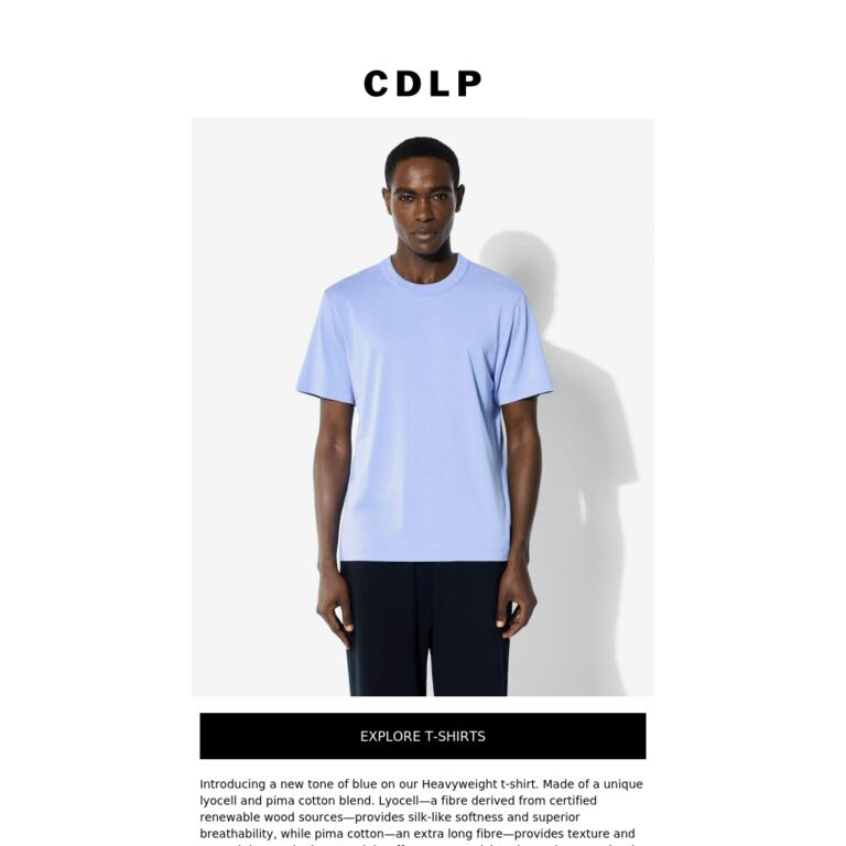 New Arrivals: Cornflower Blue - newsletter screenshot