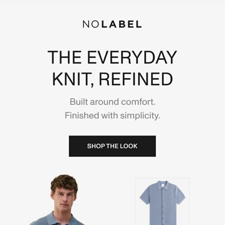 This knit changes how you dress casual - newsletter screenshot