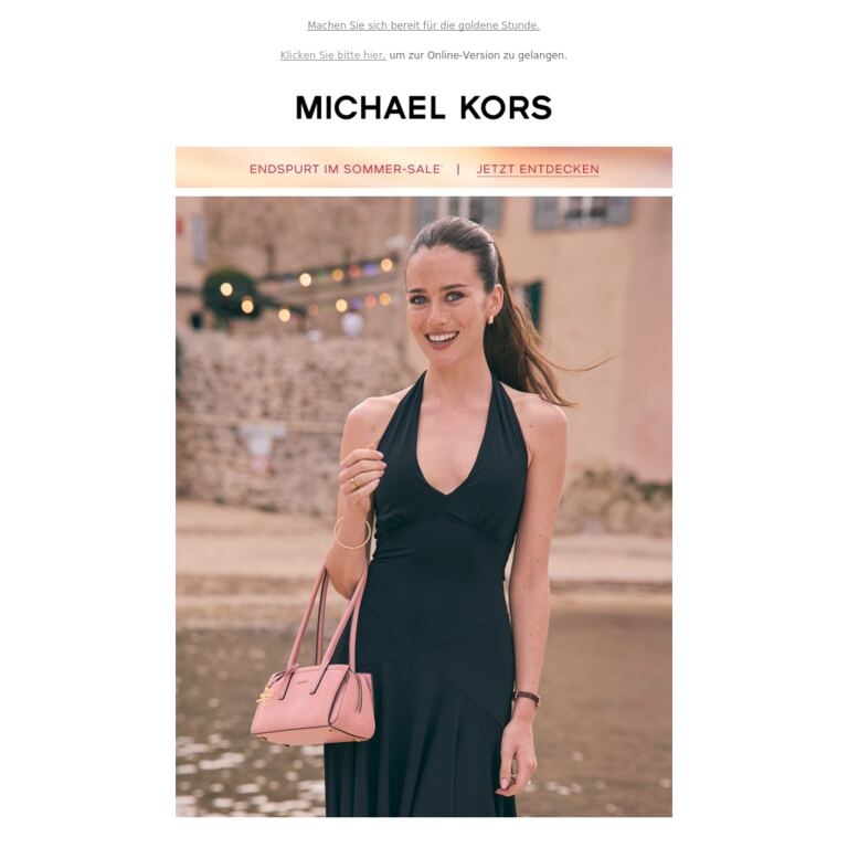 Sommeroutfits für den Abend in ihrer wohl schönsten Form - newsletter screenshot