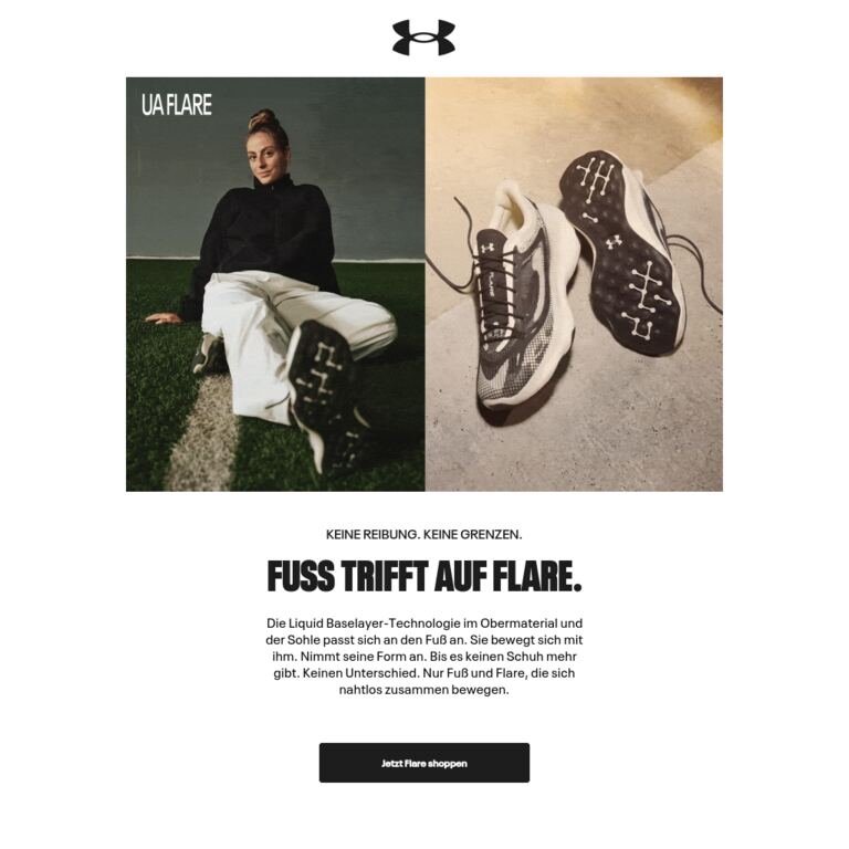Flare wird ein Teil von dir. - newsletter screenshot