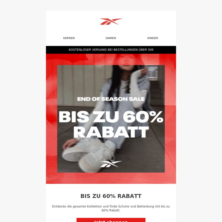 Rabatte, die du nicht verpassen solltest - newsletter screenshot
