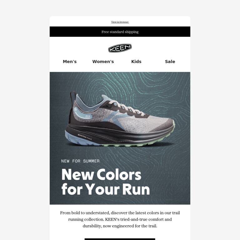 Longer, Funner Runs - newsletter screenshot