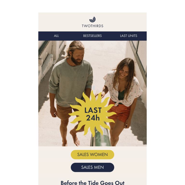 One Last Summer Saving - newsletter screenshot