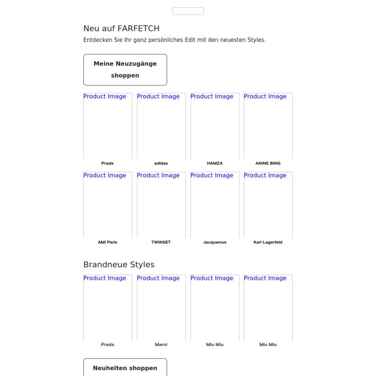 Neu und genau mein Style - newsletter screenshot