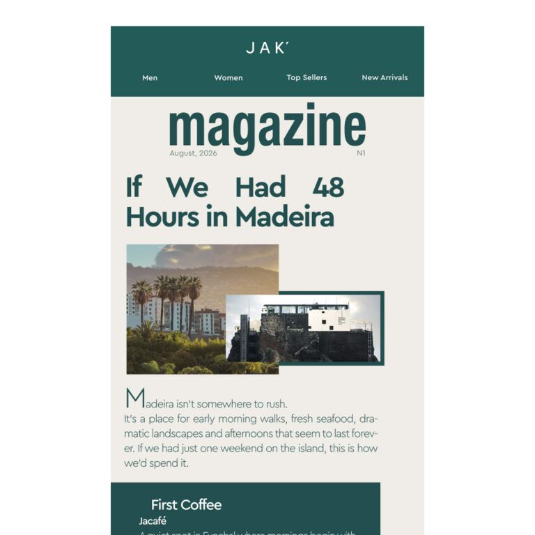 If we had 48 hours in Madeira. - newsletter screenshot