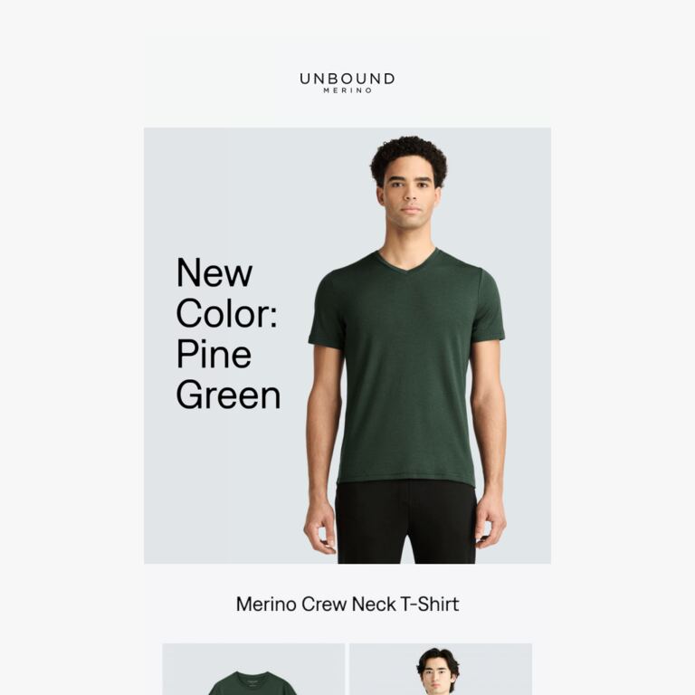 NEW DROP: Limited Release Colors. - newsletter screenshot