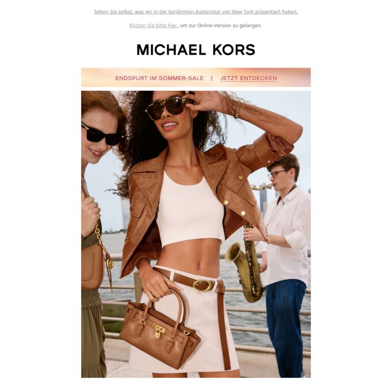 Glamour im Grand Banks - newsletter screenshot