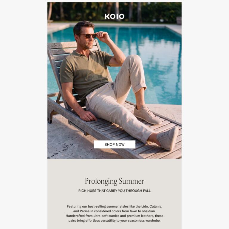 Earth Tones Selected for Longevity - newsletter screenshot