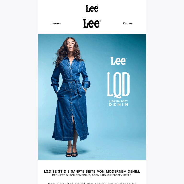 LQD – Fließendes Design - newsletter screenshot