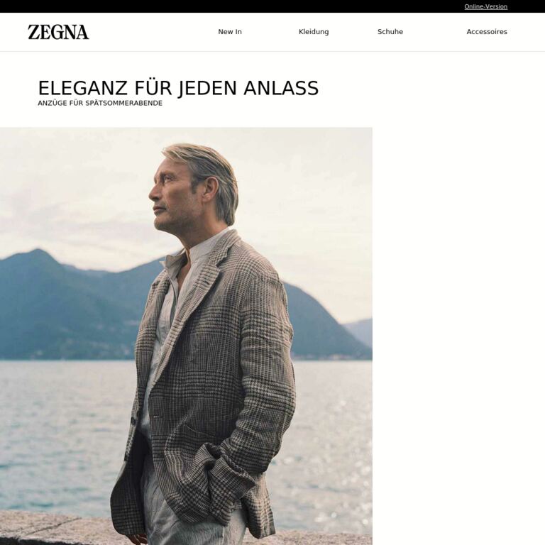 Eleganz für jeden Anlass - newsletter screenshot