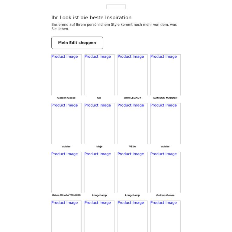 Neue Favoriten in Sicht - newsletter screenshot