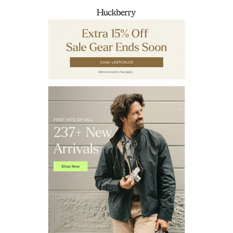 The New Army-Grade Herringbone Workshirt - newsletter screenshot