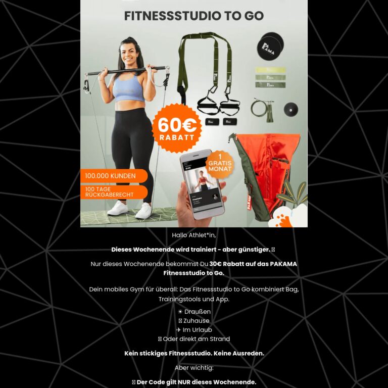 ☀️ Dein Summer-Deal: Spare 30€ - newsletter screenshot