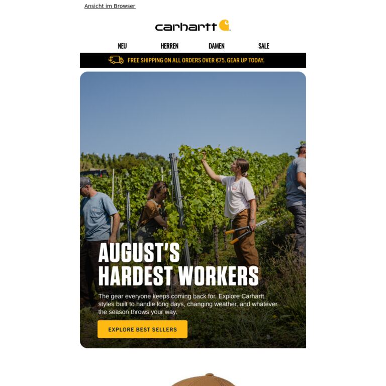 The pieces everyone's buying this August - newsletter screenshot