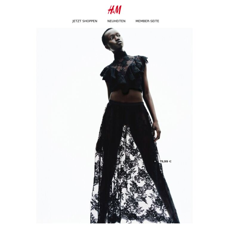 Elegante Anmut - newsletter screenshot