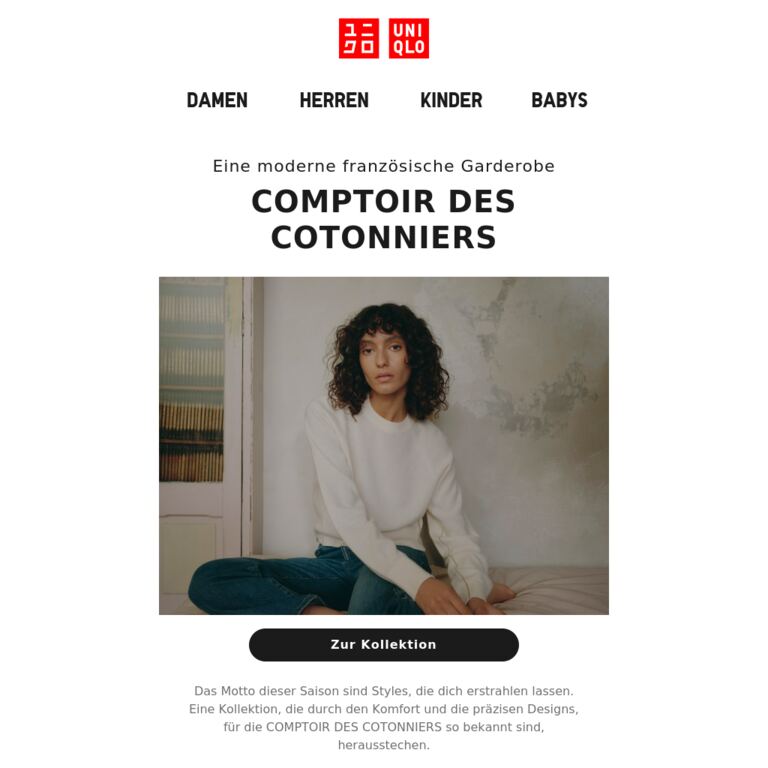 Neues aus Frankreich - newsletter screenshot