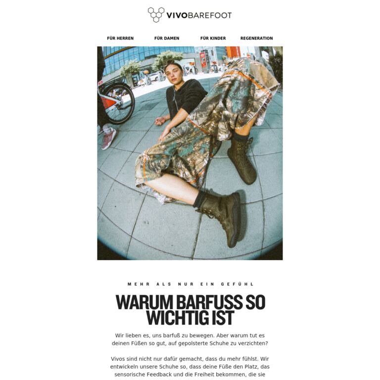 Mehr als nur ein Gefühl - newsletter screenshot