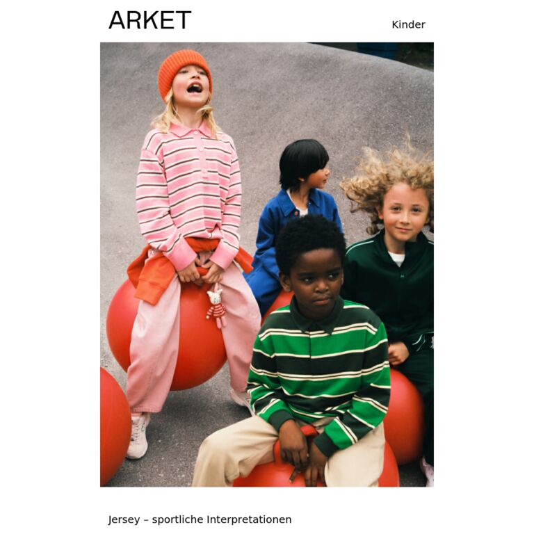 Jersey – sportliche Interpretationen - newsletter screenshot