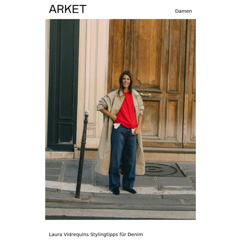 Laura Vidrequins Denim-Guide - newsletter screenshot
