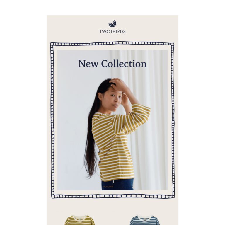 Stripes with texture and soul - newsletter screenshot
