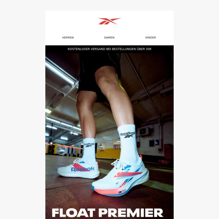 Entdecke den Float Premier - newsletter screenshot