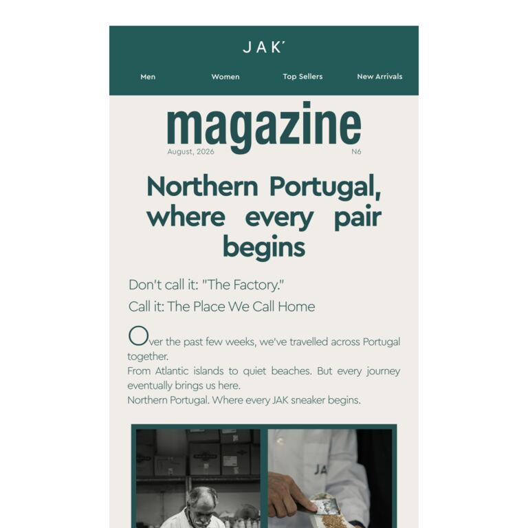 Northern Portugal, where every pair begins. - newsletter screenshot