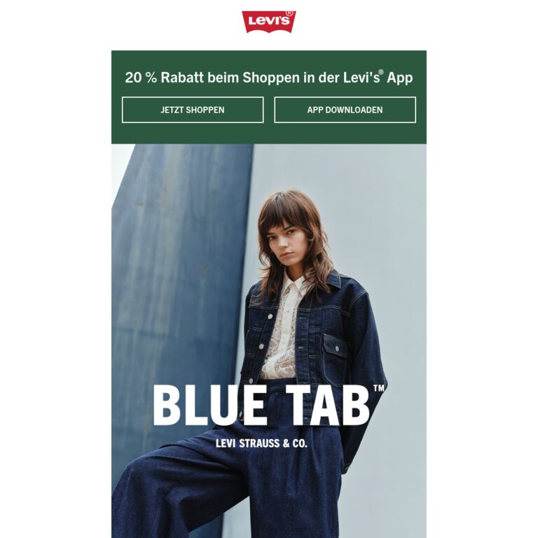 Eine neue Ära: Die Blue Tab™ Kollektion ist da - newsletter screenshot