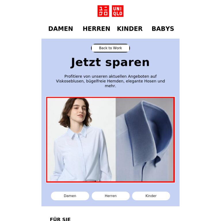 Jetzt im Angebot - newsletter screenshot