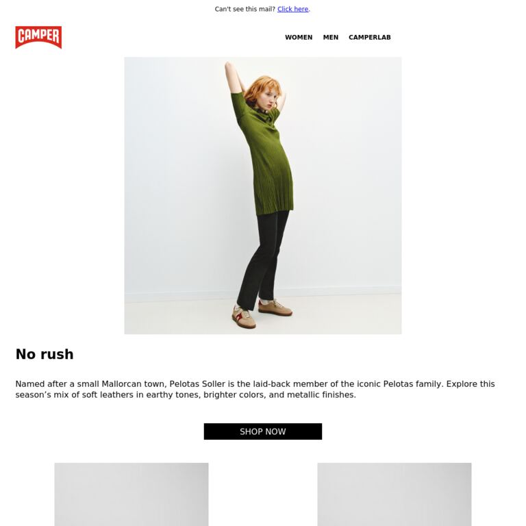 Pelotas Soller | New Season Colors - newsletter screenshot