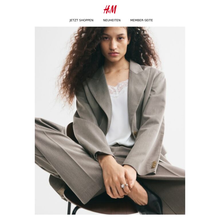 Dein Office-Look für die Saison - newsletter screenshot