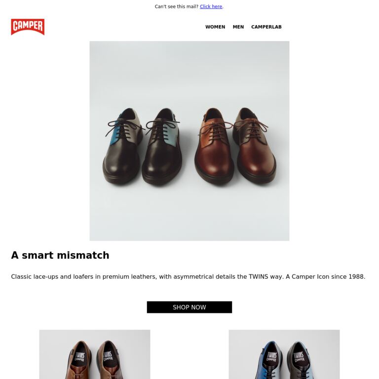 Smart and Mismatched - newsletter screenshot