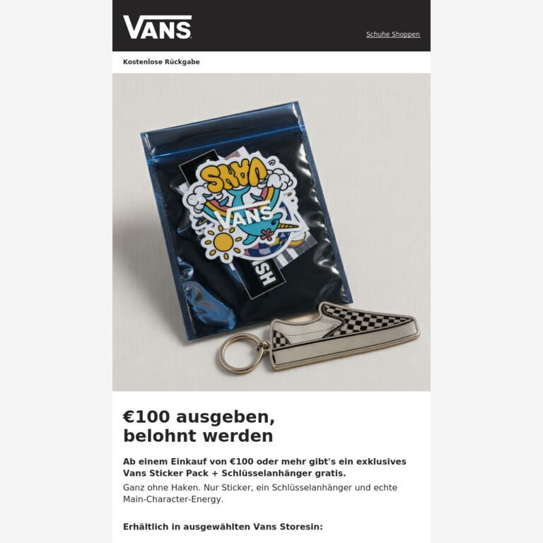 Spend & Score: Dein Back to School Geschenk wartet auf dich - newsletter screenshot