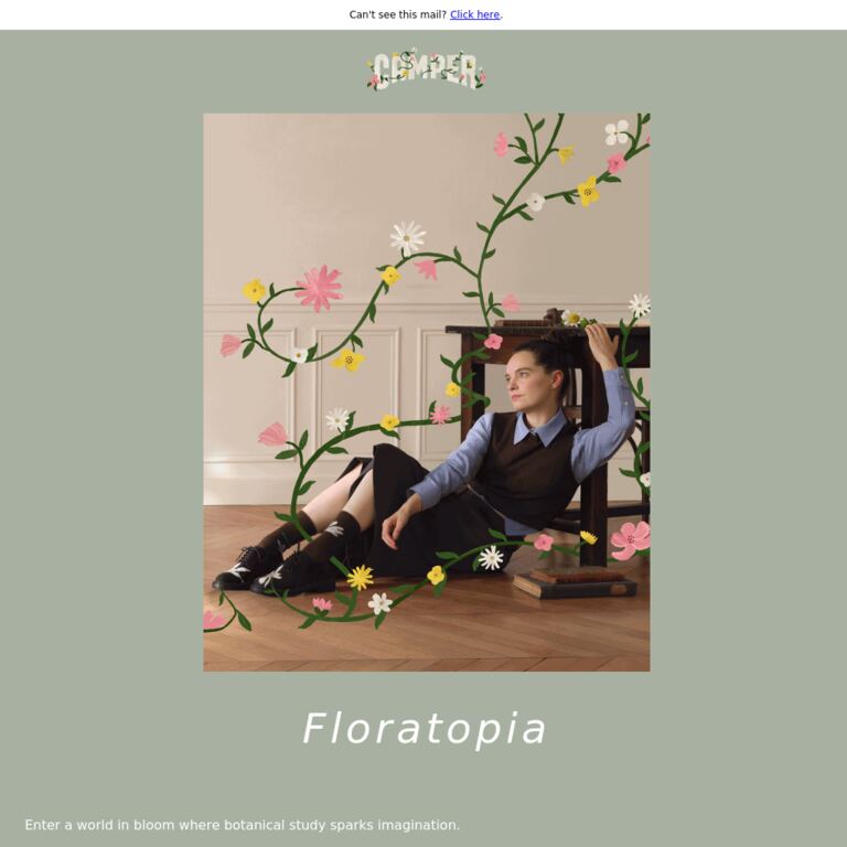 Floratopia | Fall/Winter 2026 Collection - newsletter screenshot