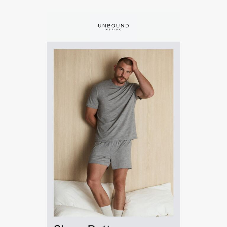 The Merino Sleep Set is Back 🌙 - newsletter screenshot
