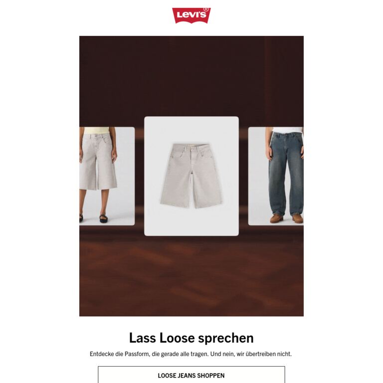 Loose steht dir gut - newsletter screenshot