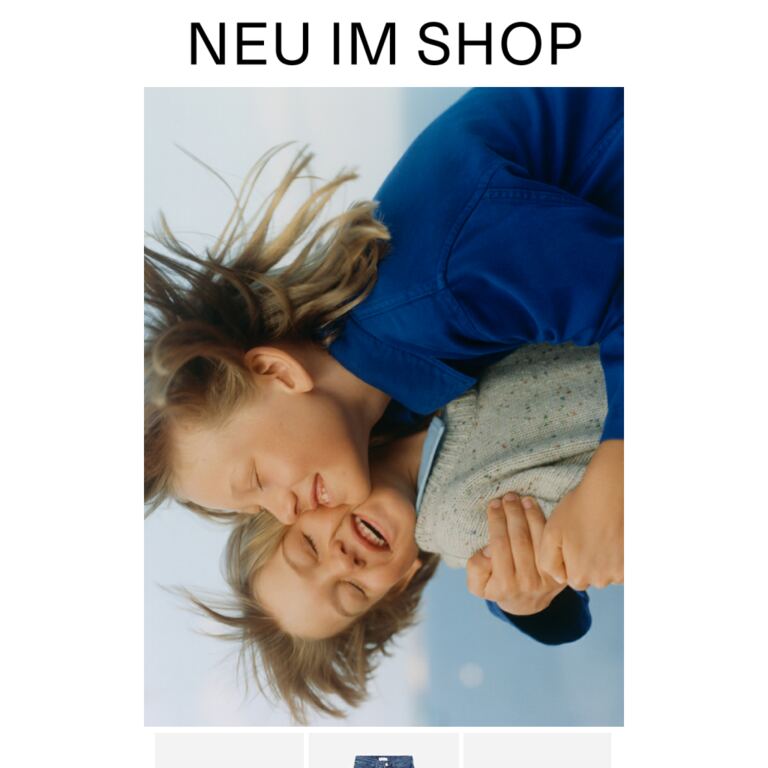 Neuheiten für die Kleinen - newsletter screenshot