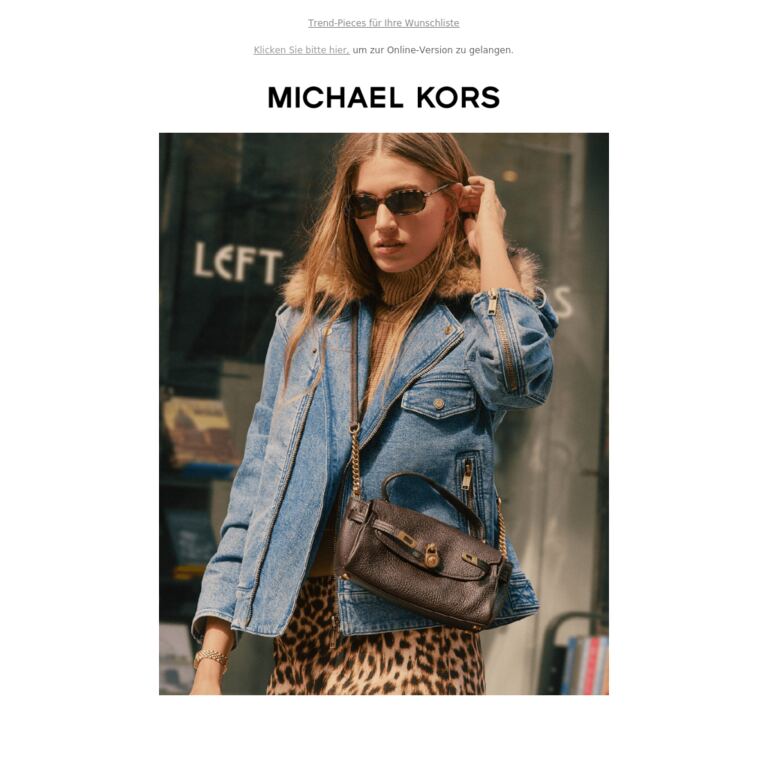 Entdecken Sie Ihre neuen Lieblingsstyles - newsletter screenshot