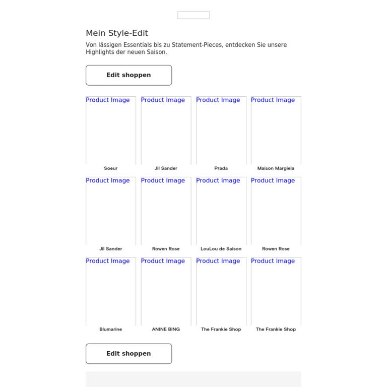 Bereit für Ihr Style-Update? - newsletter screenshot