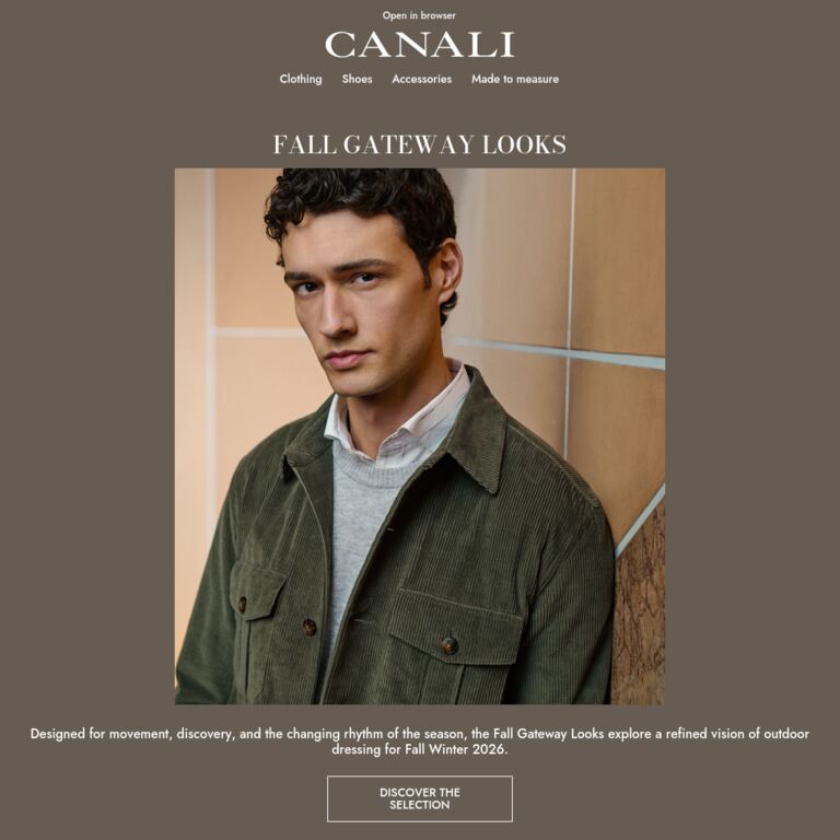 Layers of comfort and character - newsletter screenshot