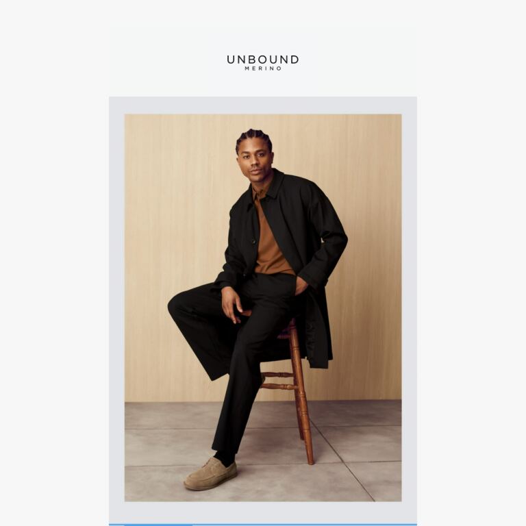 The Overoat Just Dropped. Shop Now - newsletter screenshot