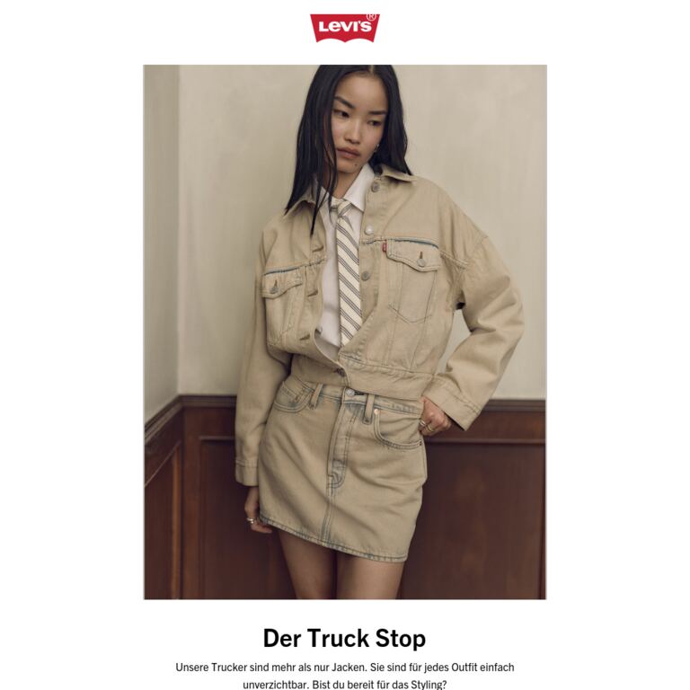 Bring deinen Look mit den neuen Trucker-Styles auf Touren - newsletter screenshot