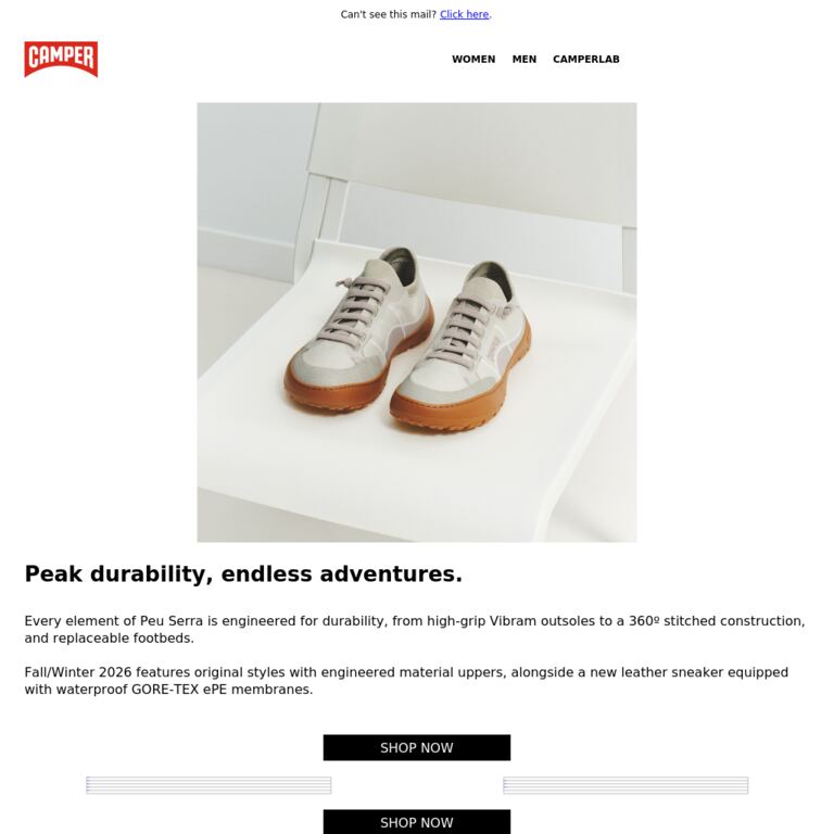 Peu Serra Goes Further - newsletter screenshot