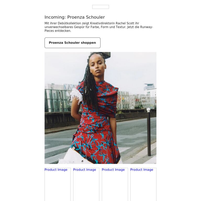 Proenza Schouler: HW26 ist da - newsletter screenshot