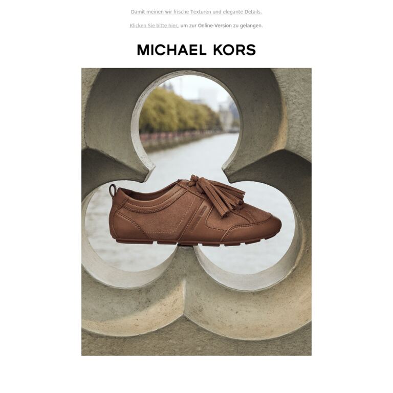 Moderne Sneakers mit dem gewissen Etwas - newsletter screenshot