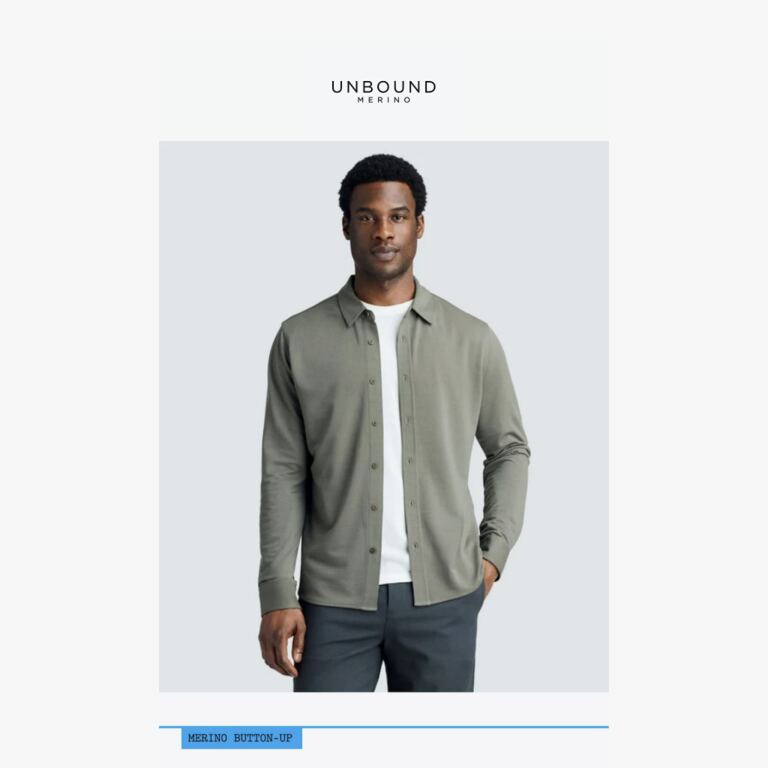 A New Season. A New Button-Up. - newsletter screenshot
