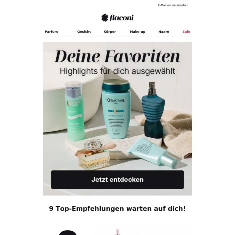 Was wir dir empfehlen möchten ✨ - newsletter screenshot