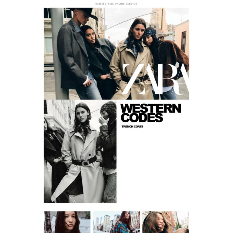 Damen | Neuheiten - newsletter screenshot